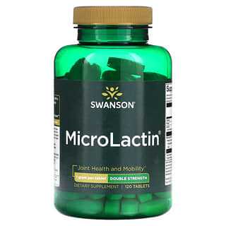 Swanson, MicroLactin, Doble concentración, 1 g, 120 comprimidos