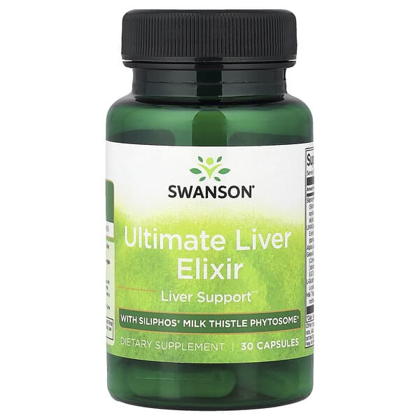 Ultimate Liver Elixir with Siliphos® Milk Thistle Phytosome®, 30 Capsules