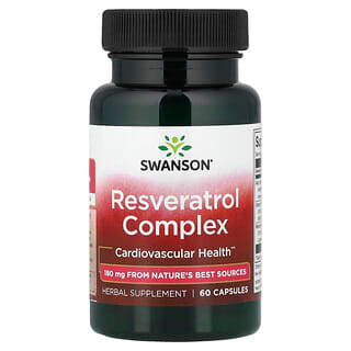 Swanson Vitamins, Resveratrol Complex, 60 Capsules