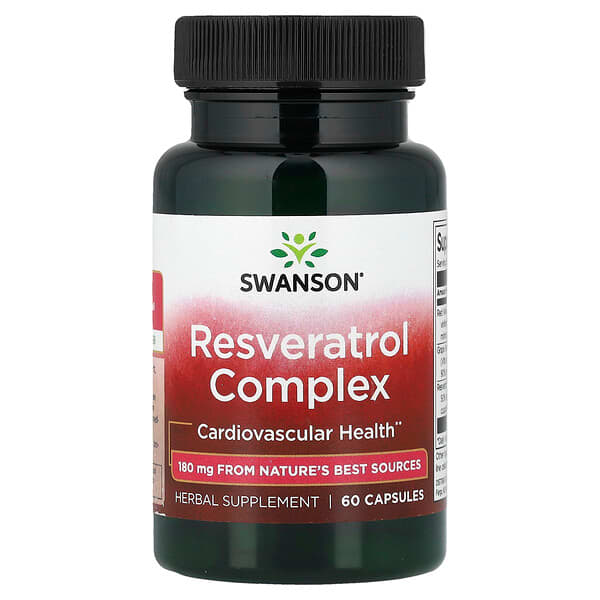 Swanson Vitamins, Resveratrol Complex, 60 Capsules