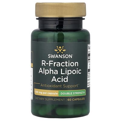 Swanson, R-Fraction, Alpha-Lipoic Acid, 100 mcg, 60 Capsules