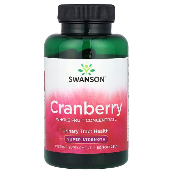 Cranberry, Whole Fruit Concentrate, Super Strength, 60 Softgels