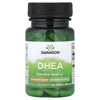 Swanson, DHEA, 50 mg, 120 капсули