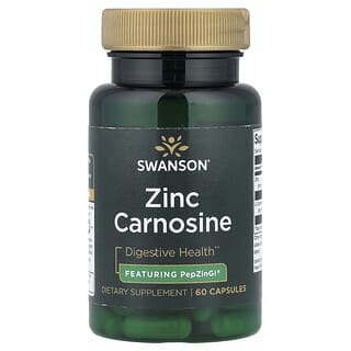 Swanson Vitamins, Zinc Carnosine, 60 Capsules