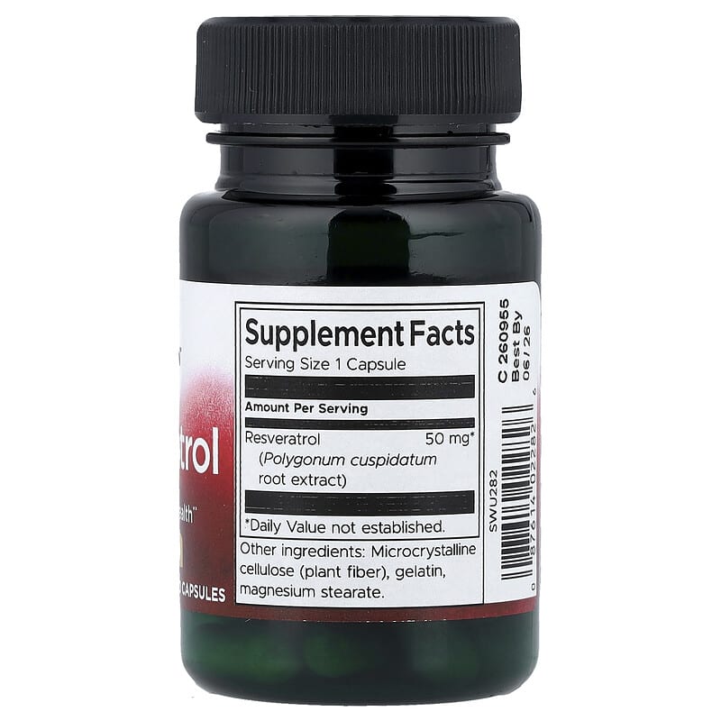 レスベラトロール、50mg、30粒
