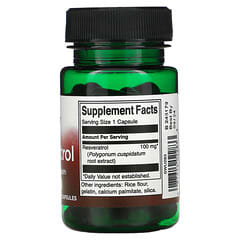 Swanson, Resveratrol, 100 mg, 30 Capsules