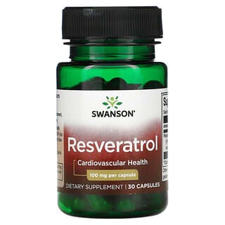Swanson, Resveratrol, 100 mg, 30 Kapseln