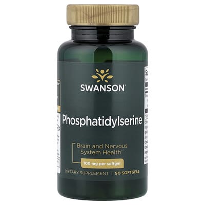 Swanson, Phospholipid Serine, 100 mg, 90 Softgels