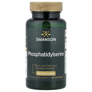 Swanson, Фосфатидилсерин, 100 мг, 90 мягких таблеток
