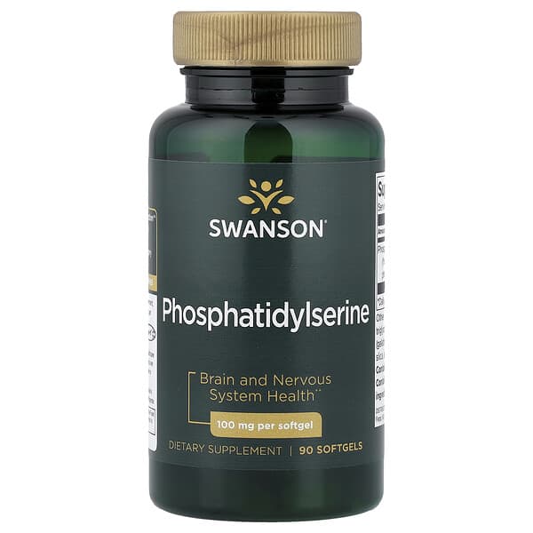 Swanson Phosphatidylserine, 100 mg, 90 Softgels