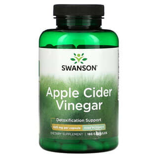 Swanson, Apple Cider Vinegar, 625 mg, 180 Capsules