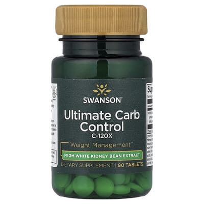 Swanson, Advanced Carb Control C-120X, 90 Tablets (33.3 mg Each Tablet)