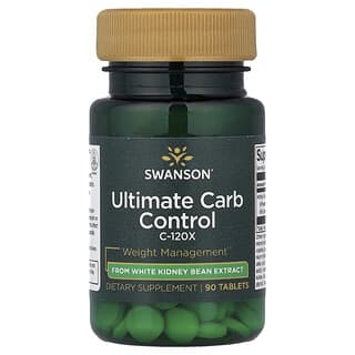 Swanson, Ultimate Carb Control C-120X, 90 Tablets (33.3 mg per Tablet)