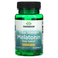 Swanson, Triple Strength Melatonin, 10 mg, 60 Capsules