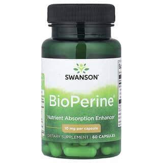 Swanson, BioPerine®, 10 mg, 60 Capsules