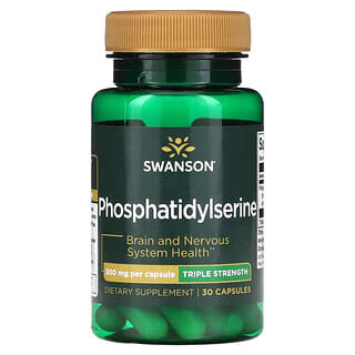 Swanson, Фосфатидилсерин, 300 мг, 30 капсул