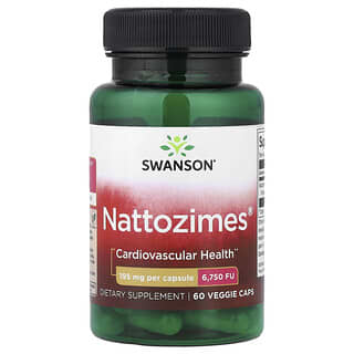Swanson, Nattozimes®, 195 mg, 60 Veggie Caps
