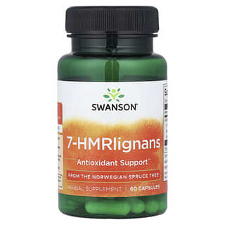 Swanson, 7-HMRlignans, 60 Capsules (40 mg per Capsule)