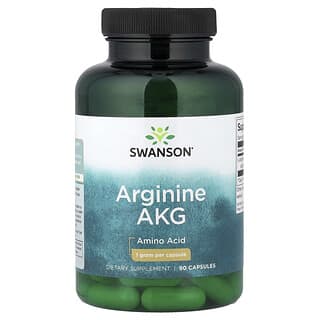 Swanson, Arginina AKG, 1.000 mg, 90 Cápsulas