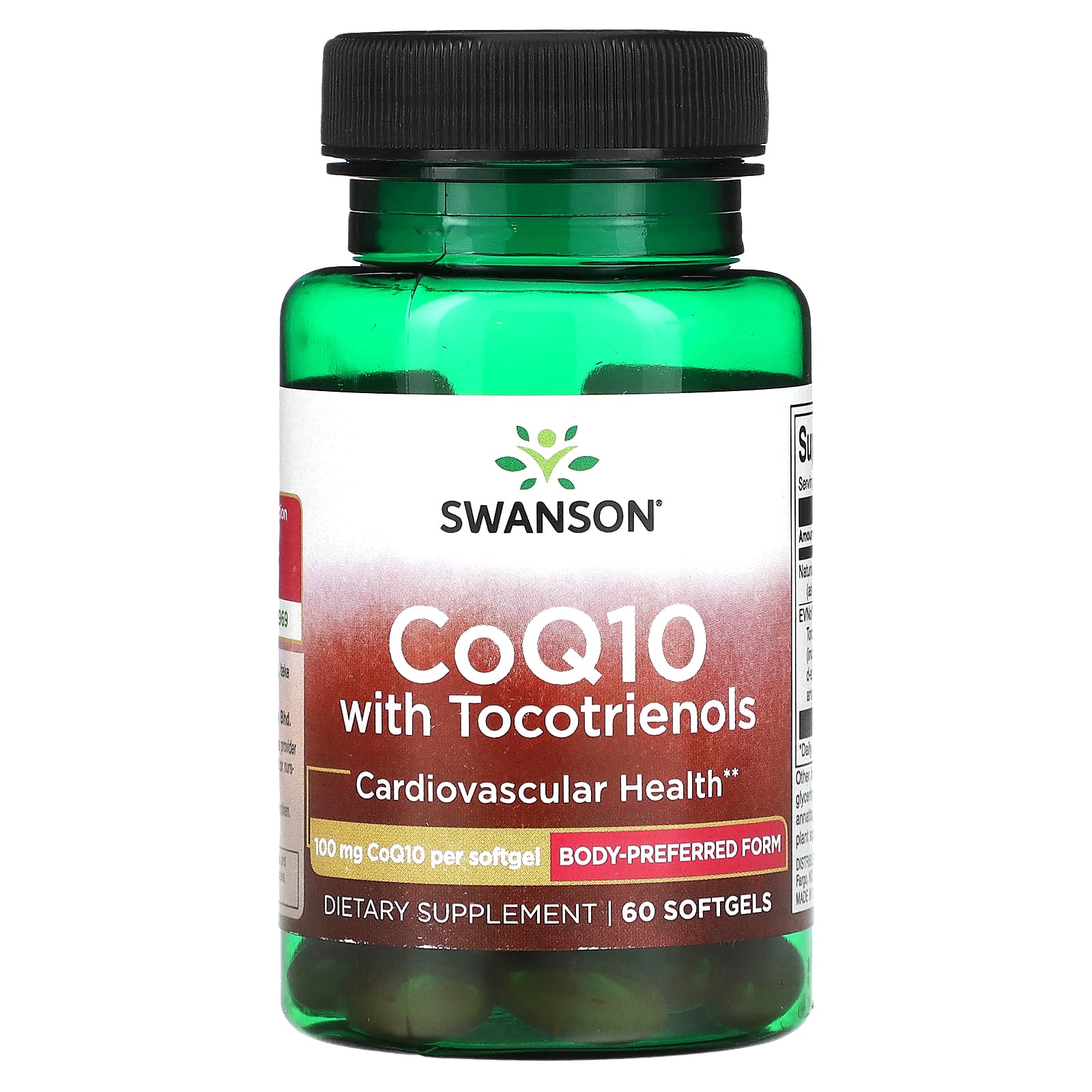Swanson, CoQ10 with Tocotrienols, 100 mg, 60 Softgels