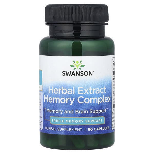Herbal Extract Memory Complex, 60 Capsules