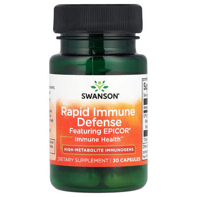 Swanson, Rapid Immune Defence, 30 Capsules (500 mg per Capsule)