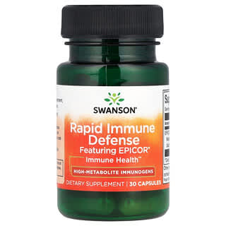 Swanson, 빠른 면역 기능 강화 효과, 캡슐 30정