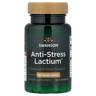 Swanson Vitamins, Anti-Stress Lactium®, 167 мг, 60 капсул