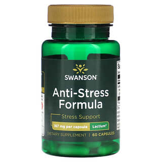 Swanson, Fórmula Antiestresse, 167 mg, 60 Cápsulas