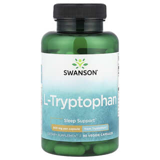 Swanson, L-Tryptophan, 500 mg, 90 Veggie Capsules