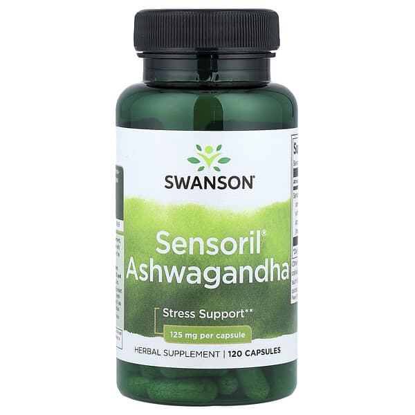 Sensoril® Ashwagandha, 125 mg, 120 Capsules
