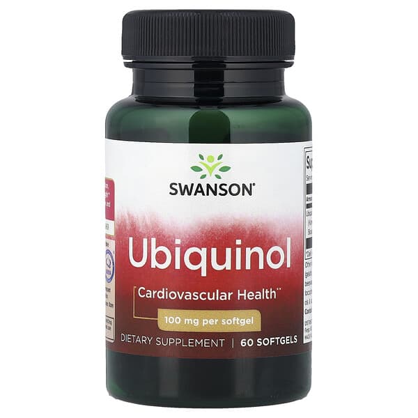 Swanson Ubiquinol, 100 mg, 60 Softgels