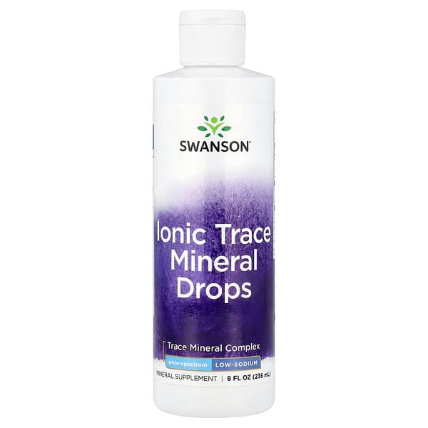 Swanson Vitamins, Ioniske spormineraldråper, 8 fl oz (236 ml)