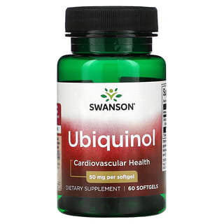 Swanson, Ubiquinol, 50 mg, 60 capsules à enveloppe molle