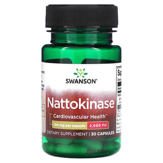 Swanson, Natokinasa, 100 mg, 30 cápsulas