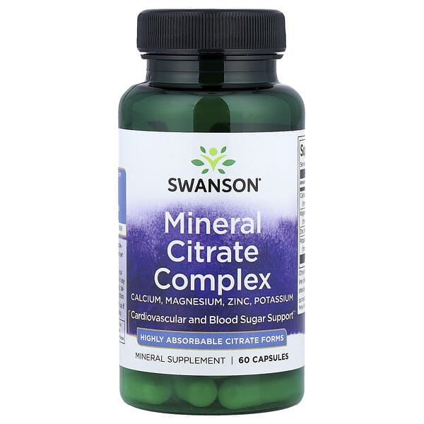 Mineral Citrate Complex, 60 Capsules