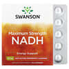 NADH, mięta pieprzowa o maksymalnej sile działania, 20 mg, 30 pastylek