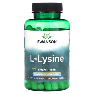 Swanson, L-lisina, 90 cápsulas vegetales