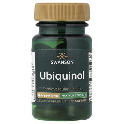Swanson, Ubiquinol, 200 mg, 30 Softgels