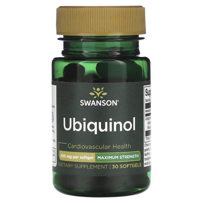 Herbs Of Gold Ubiquinol 100mg 30 Capsules Cardiovascular Health Supplement