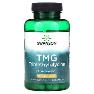Swanson, TMG trimetilglicina, 500 mg, 90 cápsulas