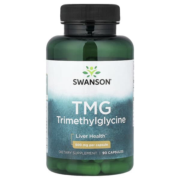 TMG, 500 mg, 90 Capsules