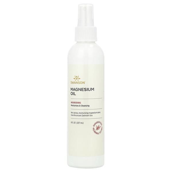 Swanson Vitamins, 마그네슘 오일, 237ml(8fl oz)