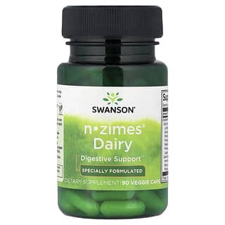 Swanson, Laticínios N Zimes, 90 Cápsulas Vegetais
