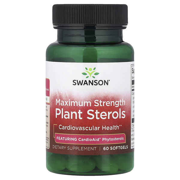 Plant Sterols, Maximum Strength, 60 Softgels