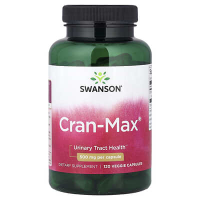 Swanson, Cran-Max®, 500 mg, 120 Vegetarian Capsules