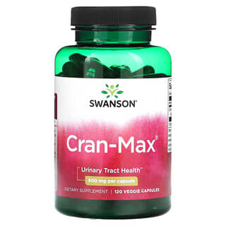Swanson, Cran-Max, 500 mg, 120 cápsulas vegetales