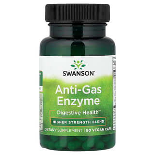 Swanson Vitamins‏, אנזים נגד גזים, 90 כמוסות טבעוניות