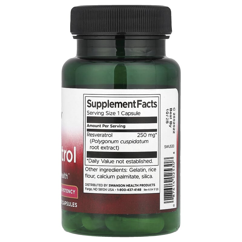 iHerb サプリ/レスベラトロール、イノシトール レスベラトロール、180粒（1粒あたり300mg）