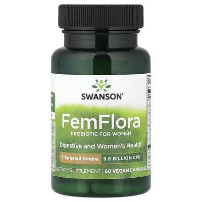 Norland Swanson, FemFlora, Probiotic For Women, 9.8 billion CFU, 60 Vegan Capsules supplement Uganda UGX 51219